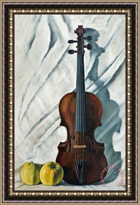 John Lautermilch Still Life with Violin Framed Print