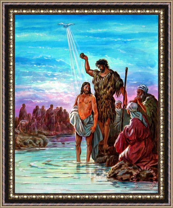 John Lautermilch The Baptism of Jesus Framed Print