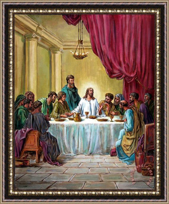 John Lautermilch The Last Supper Framed Print