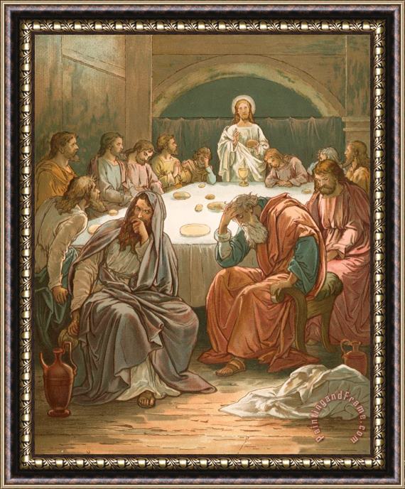 John Lawson The Last Supper Framed Painting