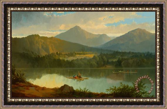 John Mix Stanley Western Landscape Framed Print