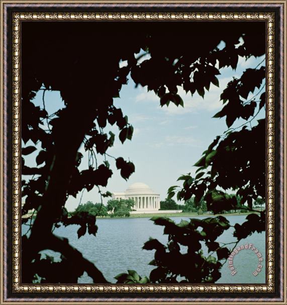 John Russell Pope View of the Jefferson Memorial Framed Painting