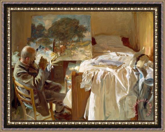 John Singer Sargent An Artist in His Studio Framed Painting