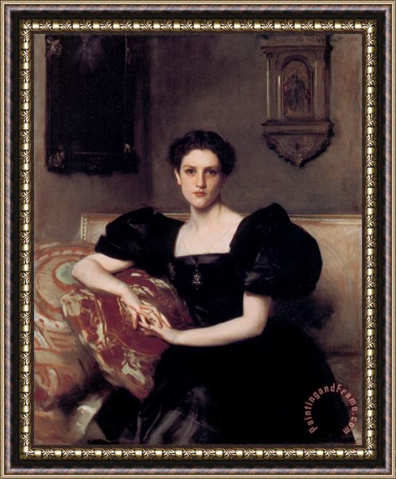 John Singer Sargent Elizabeth Winthrop Chanler Framed Painting