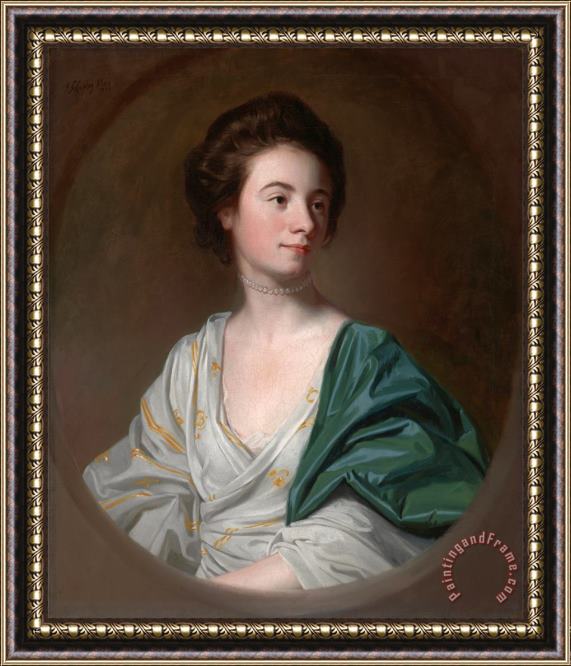 John Singleton Copley Mrs. Robert Hyde Framed Painting