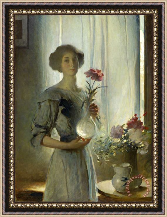 John White Alexander June Framed Painting