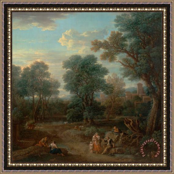 John Wootton Classical Landscape Morning Framed Painting