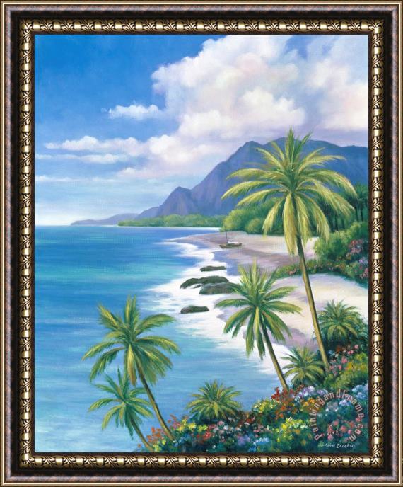 John Zaccheo Tropical Paradise 2 Framed Painting