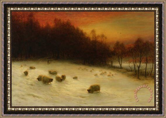 Joseph Farquharson When The West with Evening Glows Framed Print