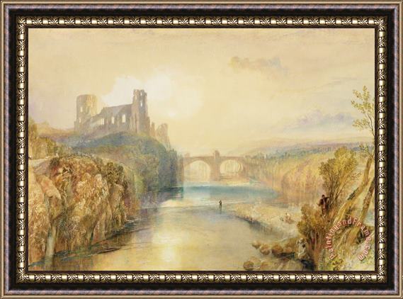 Joseph Mallord William Turner Barnard Castle Framed Painting