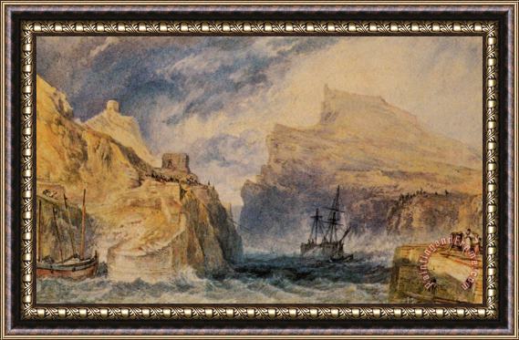 Joseph Mallord William Turner Boscastle, Cornwall Framed Print