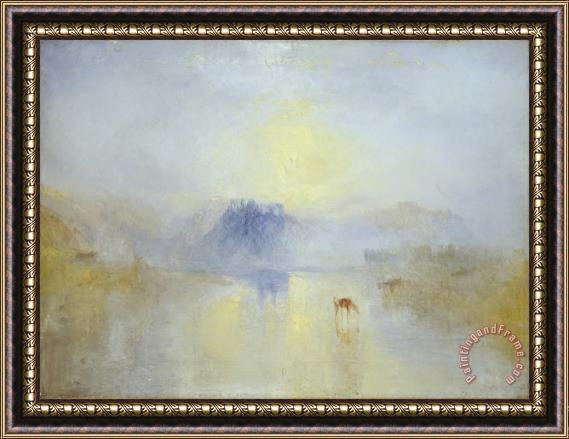 Joseph Mallord William Turner Norham Castle, Sunrise Framed Print