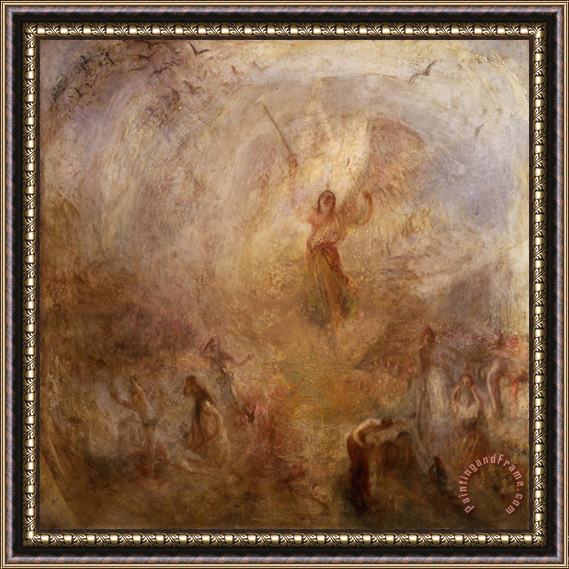 Joseph Mallord William Turner The Angel Standing in The Sun Framed Print
