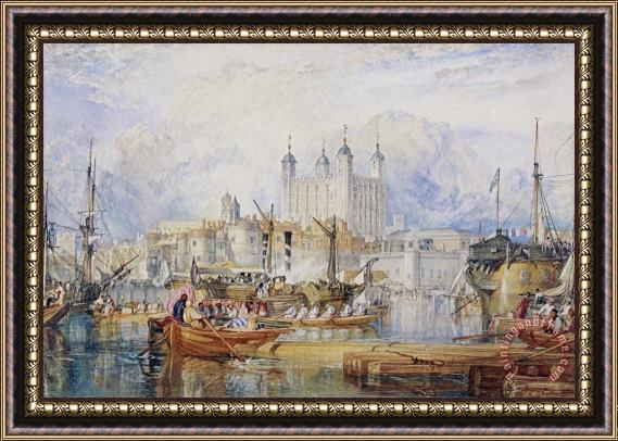 Joseph Mallord William Turner The Tower of London Framed Print