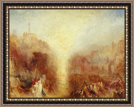 Joseph Mallord William Turner The Visit to The Tomb Framed Print