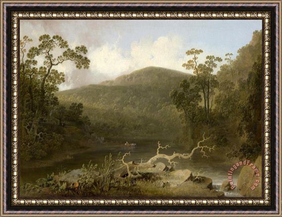 Joshua H. Shaw Virginia Landscape Framed Painting