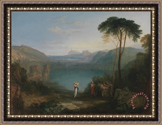 Jospeh William Mallord Turner Lake Avernus Framed Print
