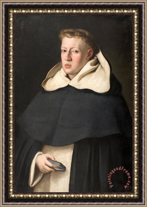Juan Bautista Maino Friar Alonso De Sant Tomas Framed Painting