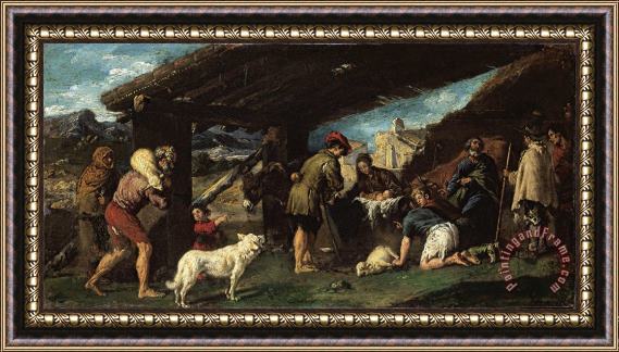 Juan Ribalta The Adoration of The Shepherds Framed Painting