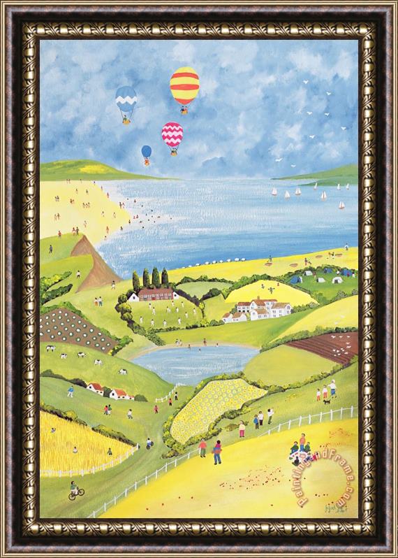 Judy Joel Up Up And Away Framed Painting