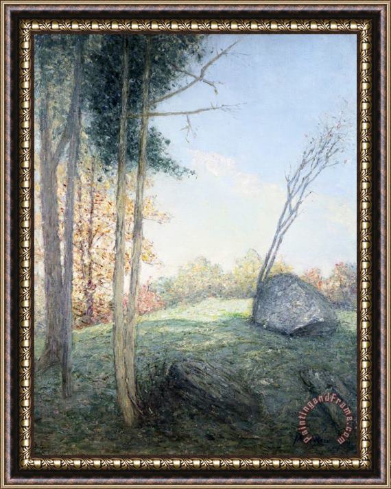 Julian Alden Weir Country Landscape Framed Print