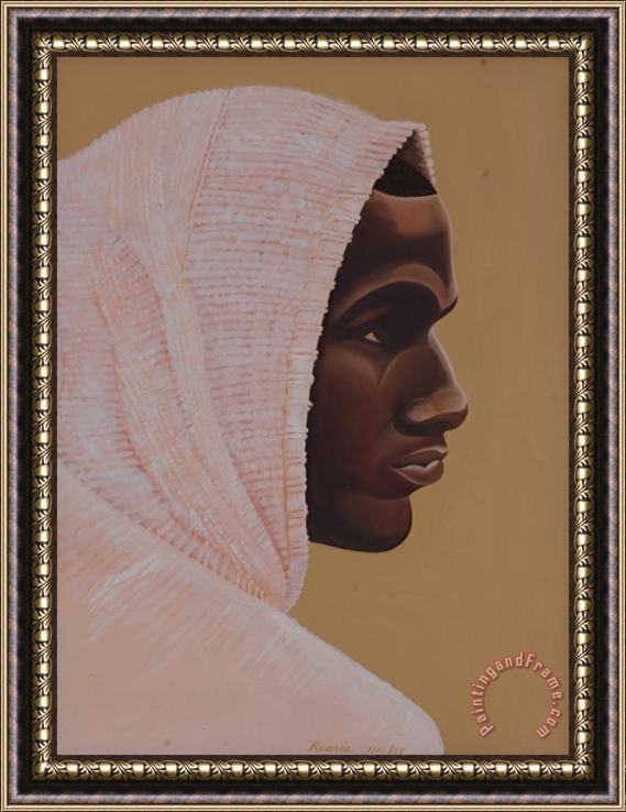 Kaaria Mucherera Hood Boy Framed Painting