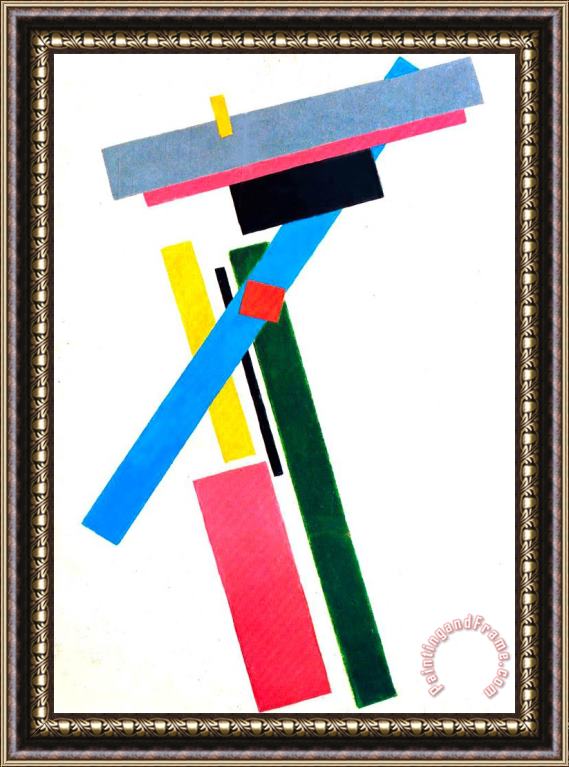Kazimir Severinovich Malevich Suprematism Framed Print