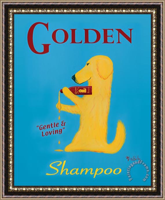 Ken Bailey Golden Shampoo Framed Painting