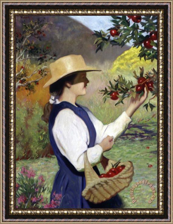 Kirk Richards Mountain Orchard Framed Painting