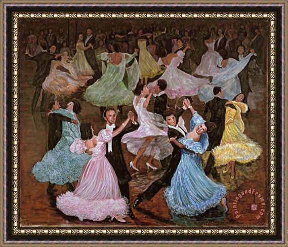 Komi Chen Ballroom Dancing Framed Painting