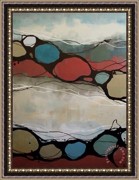 laurie maitland Rust And Water Framed Painting