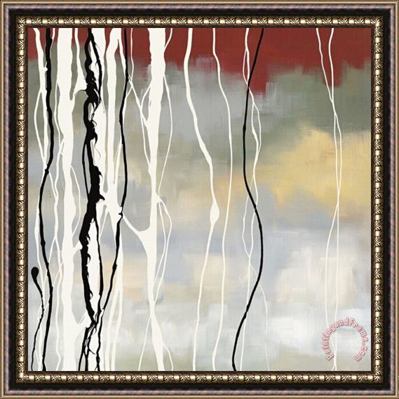 laurie maitland Silver Birch II Framed Painting