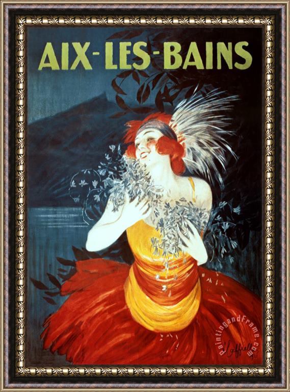 Leonetto Cappiello Aix Les Bains Framed Painting