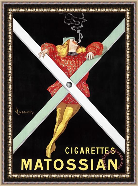 Leonetto Cappiello Cigarettes Matossian Framed Print