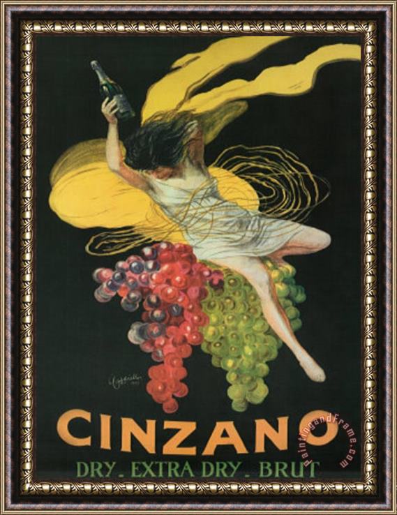 Leonetto Cappiello Cinzano Art Poster Print Framed Painting