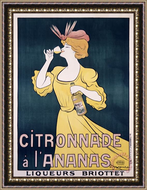Leonetto Cappiello Citronnade Pineapple Drink Framed Painting