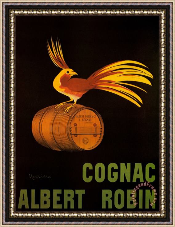Leonetto Cappiello Cognac Albert Robin Framed Painting