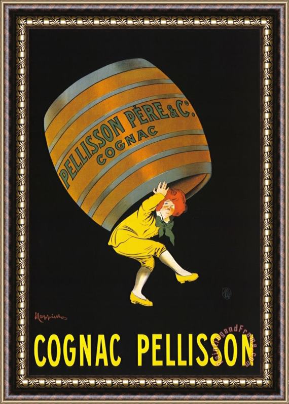 Leonetto Cappiello Cognac Pellison Framed Print