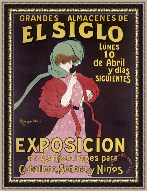 Leonetto Cappiello El Siglo Exposicion Framed Print