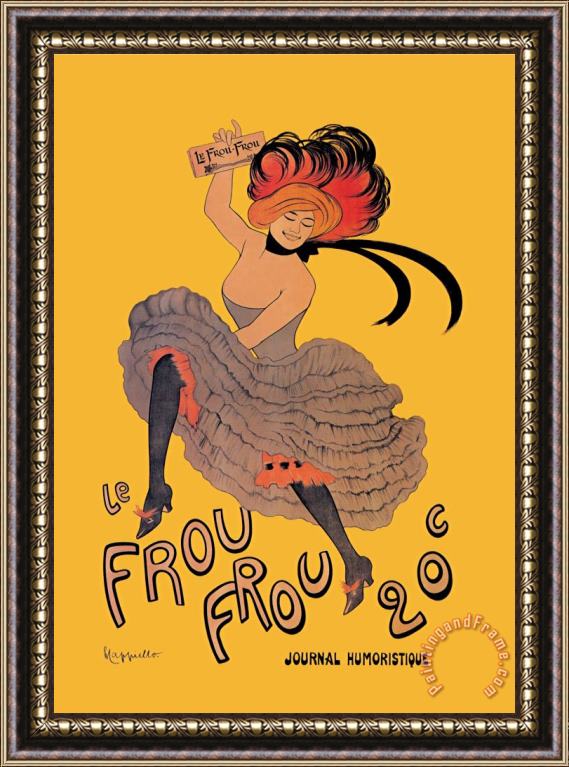 Leonetto Cappiello Le Frou Frou Framed Painting