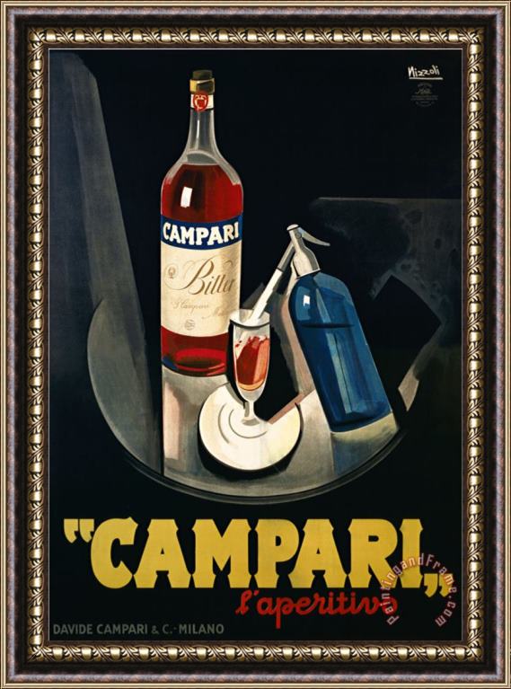 Leonetto Cappiello Marcello Nizzoli Campari Framed Print