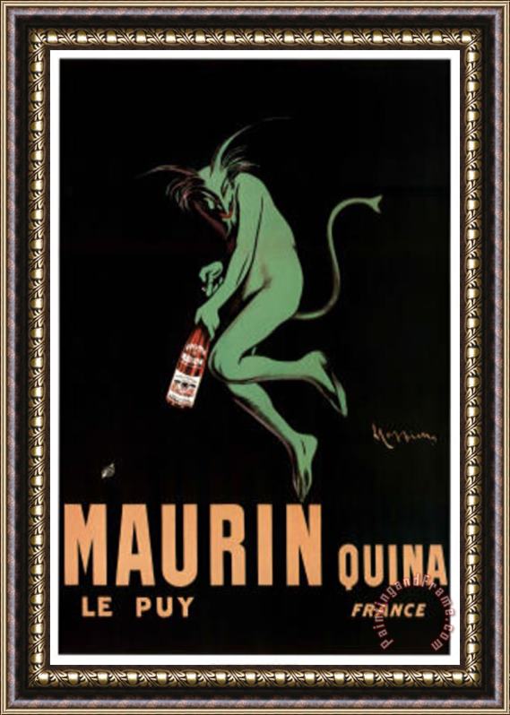 Leonetto Cappiello Maurin Quina Art Print Poster Framed Painting