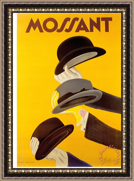 Leonetto Cappiello Mossant C 1935 Framed Painting