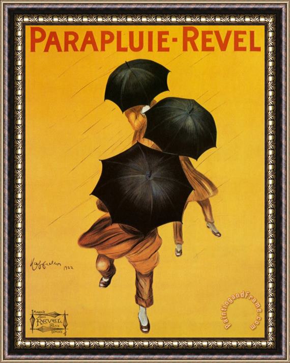 Leonetto Cappiello Parapluie Revel Framed Print