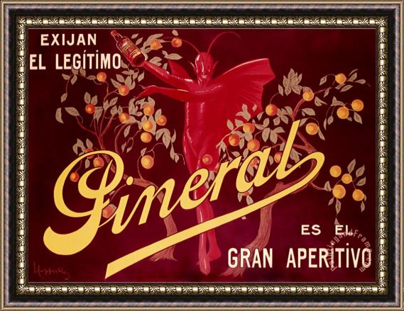 Leonetto Cappiello Pineral Gran Apertivo Framed Print