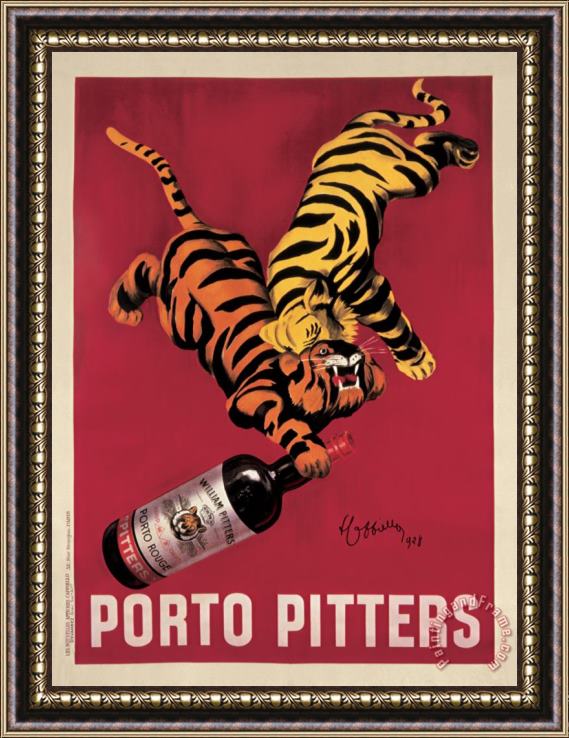 Leonetto Cappiello Porto Pitters Framed Painting