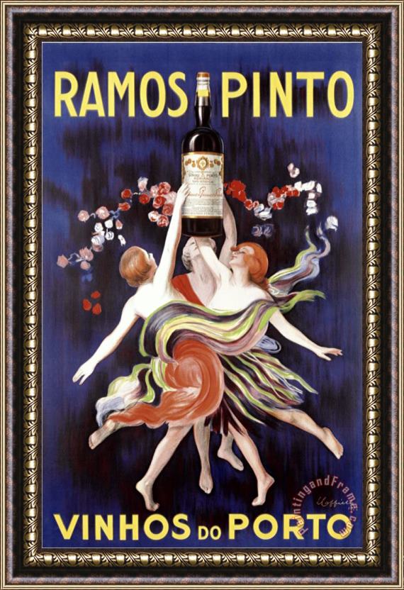 Leonetto Cappiello Ramos Pinto Porto Framed Painting