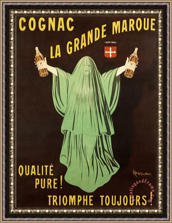 Leonetto Cappiello Swiss Cognac Framed Painting