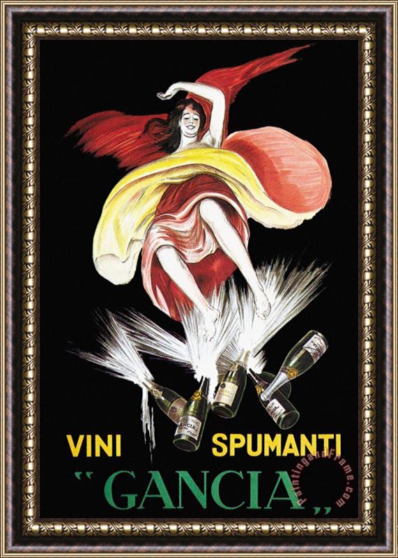 Leonetto Cappiello Vini Spumanti Gancia Framed Print