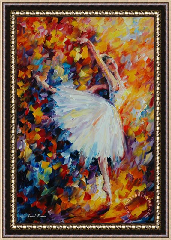 Leonid Afremov Ballet Magic Framed Print